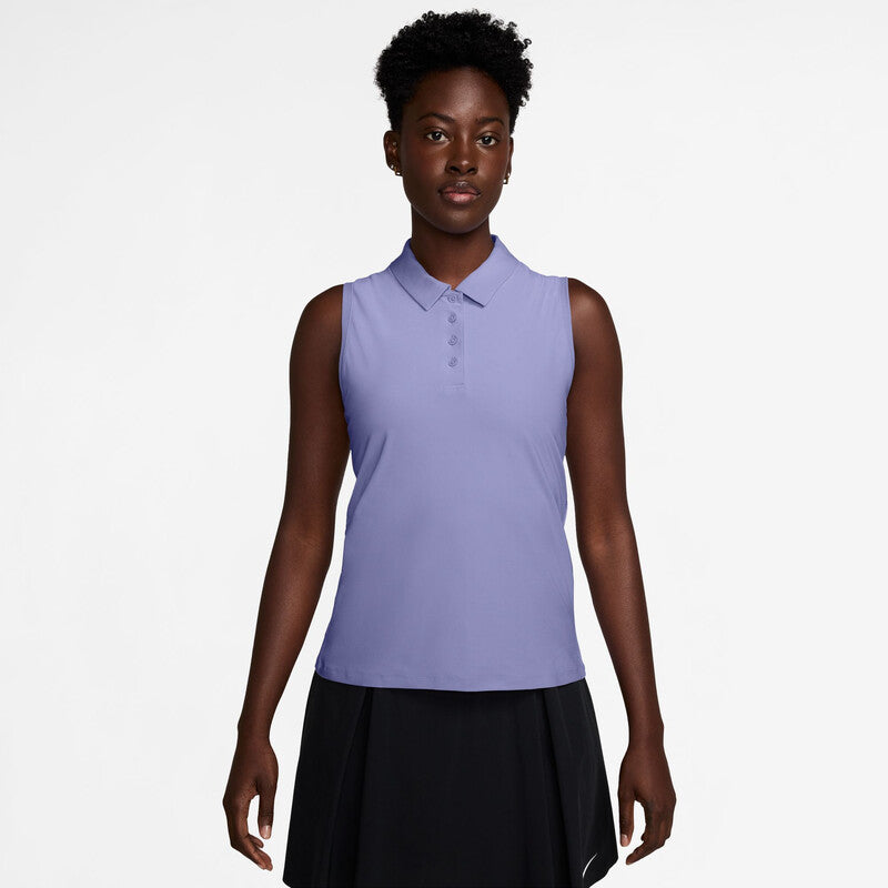 Nike Dri-Fit Victory Sleeveless Polo (W) (Lilac Ice)