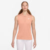 Nike Dri-Fit Victory Sleeveless Striped Polo (W) (Apricot Agate) Nike CN599X-PCH-L