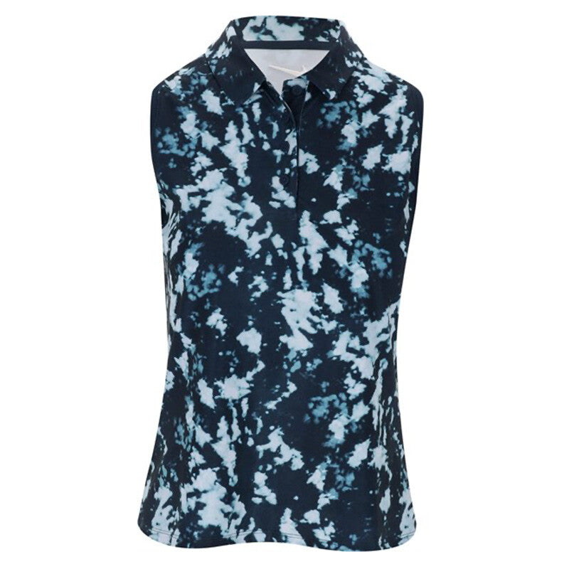 Nike Dri-Fit Victory Sleeveless Printed Polo (W) (Lilac Ice) Nike