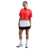 Nike Court Slam Short Sleeve Cropped Ny Tee (W) (White) Nike