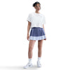 Nike Court Slam Short Sleeve Cropped Ny Tee (W) (White) Nike