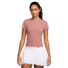 Nike Court Advantage Short Sleeve Top (W) (Red Stardust) Nike