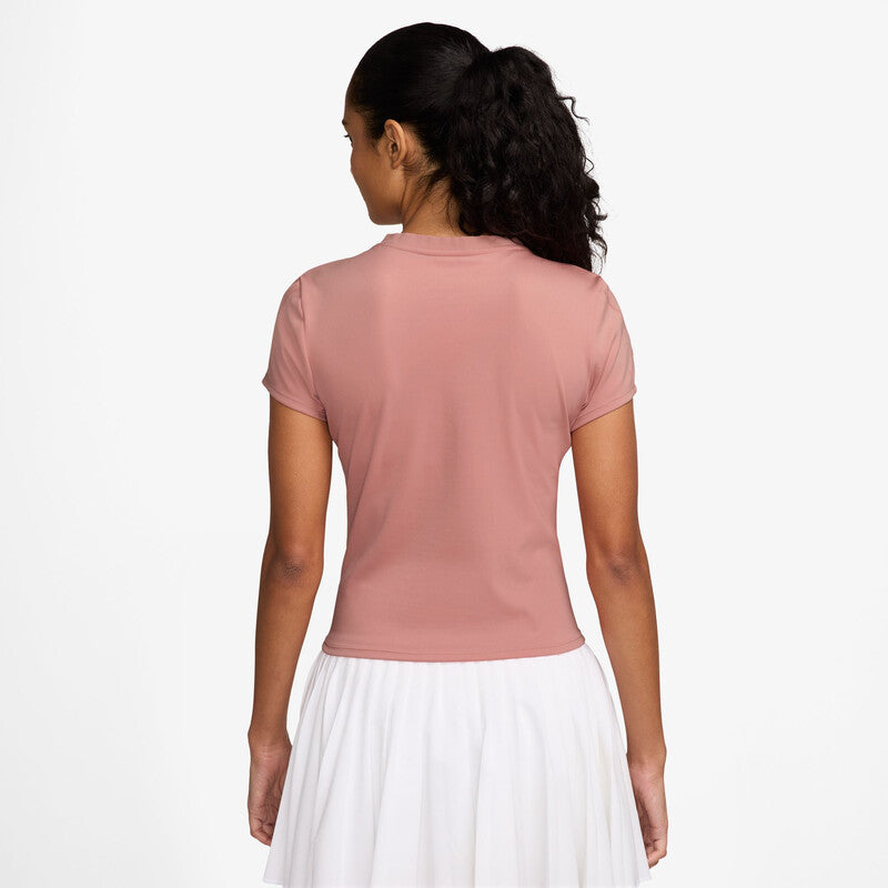 Nike Court Advantage Short Sleeve Top (W) (Red Stardust) Nike
