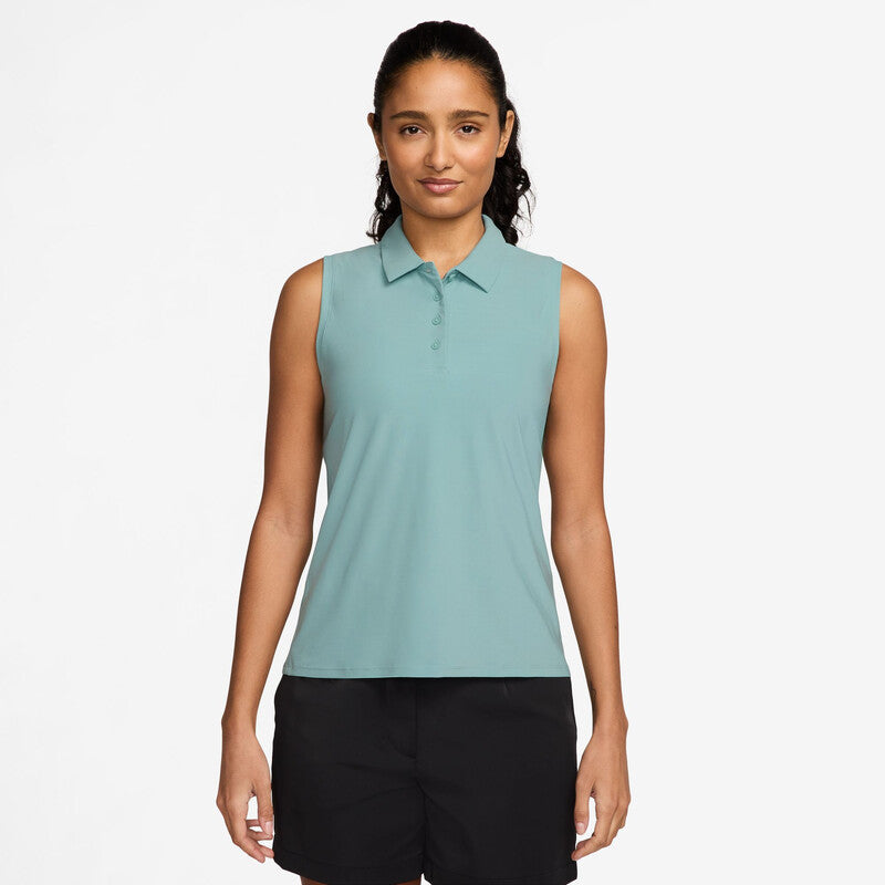 Nike Dri-Fit Victory Sleeveless Polo (W) (Cannon) Nike