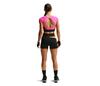 Nike Pro Sculpt Short Sleeve Bra Top (W) (Orange/Black)