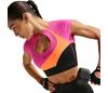 Nike Pro Sculpt Short Sleeve Bra Top (W) (Orange/Black)