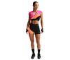Nike Pro Sculpt High-Rise 3" Shorts (W) (Black/Orange)
