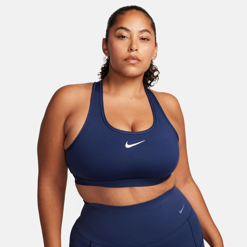 Nike Swoosh Medium Support Bra (W) (Midnight Navy)