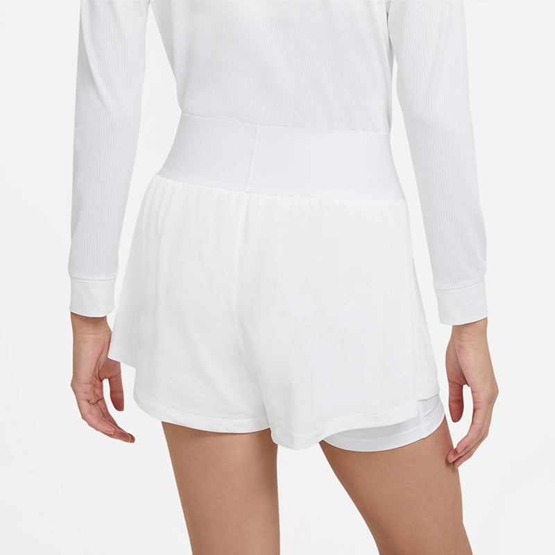 Nike Court Drifit Advantage Short (W) (White) Nike