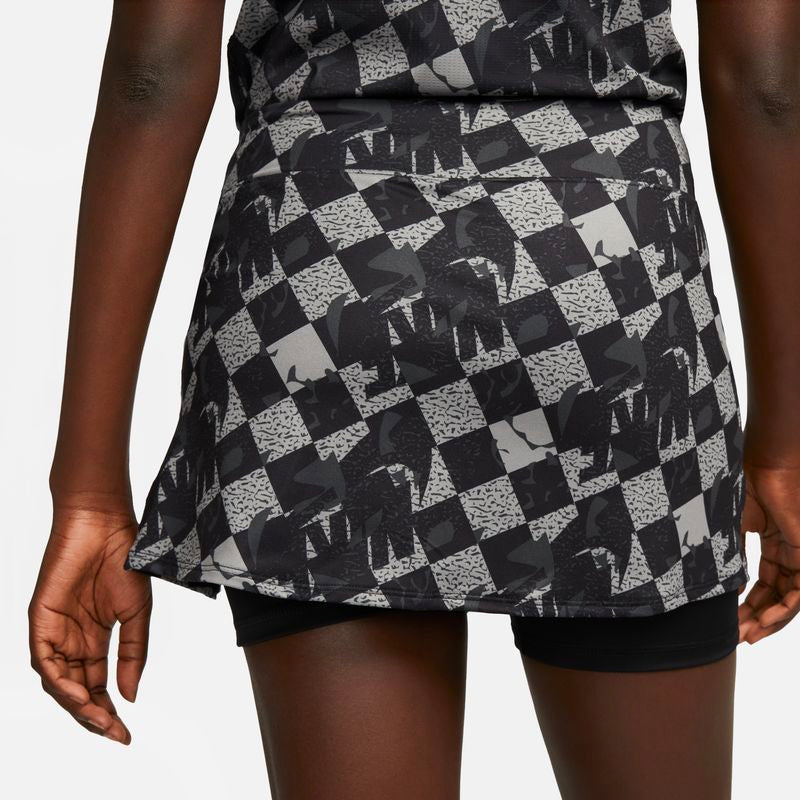 Nike Court Victory Printed Skirt (W) (Black)