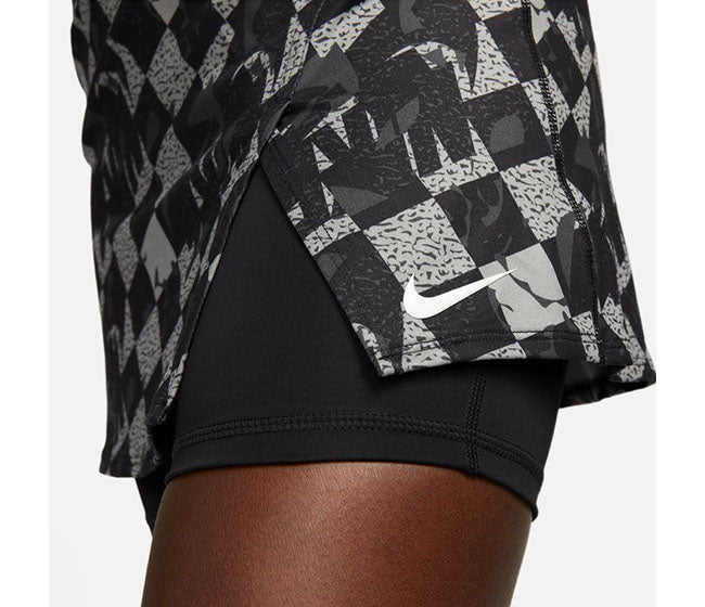 Nike Court Victory Printed Skirt (W) (Black)