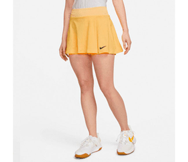 Nike Court Victory Flouncy Skirt (W) (Citron Pulse)