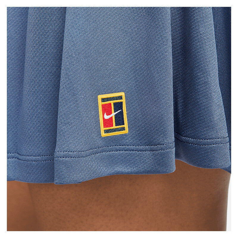 Nike Court Dri-Fit Heritage Skirt (W) (Diffused Blue)