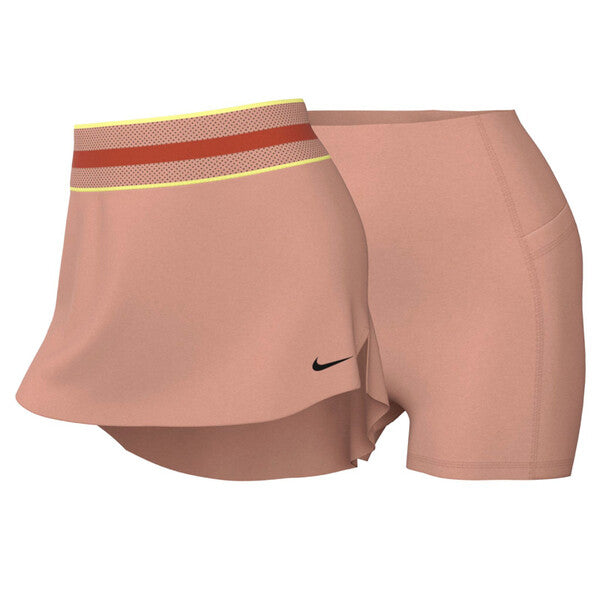 Nike Court Slam Roland Garros Skirt (W) (Pink Quartz)