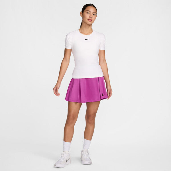 Nike Court Dri-Fit Heritage Skirt (W) (Hot Fuchsia)