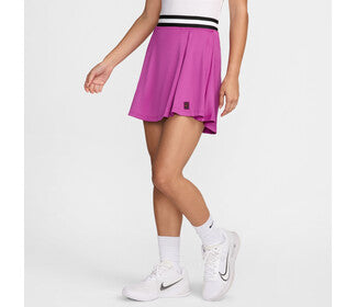Nike Court Dri-Fit Heritage Skirt (W) (Hot Fuchsia)