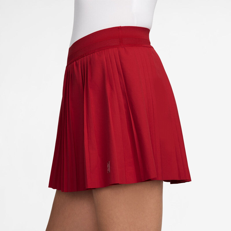 Nike Court Advantage Ace Pleated Skirt (W) (Red)