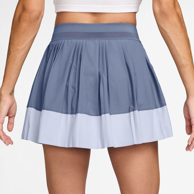Nike Court Advantage Pleated Stripe Skirt (W) (White) Nike