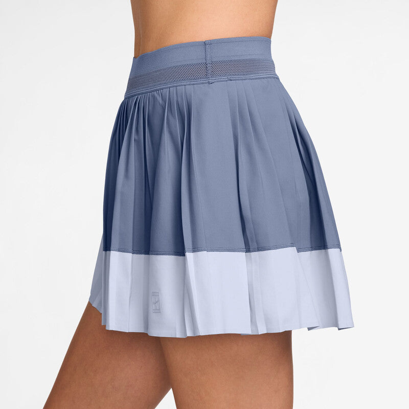 Nike Court Advantage Pleated Stripe Skirt (W) (White) Nike