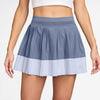 Nike Court Advantage Pleated Stripe Skirt (W) (White) Nike