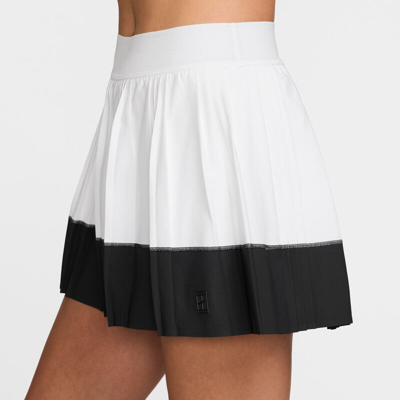 Nike Court Advantage Pleated Stripe Skirt (W) (White) Nike