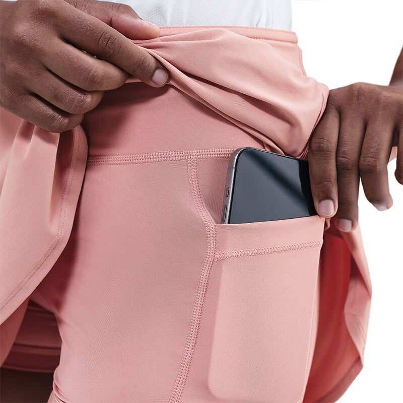 Nike Dri-Fit Victory Flouncy 13" Skirt (W) (Rust Pink) Nike CN79KE-PNK-XS