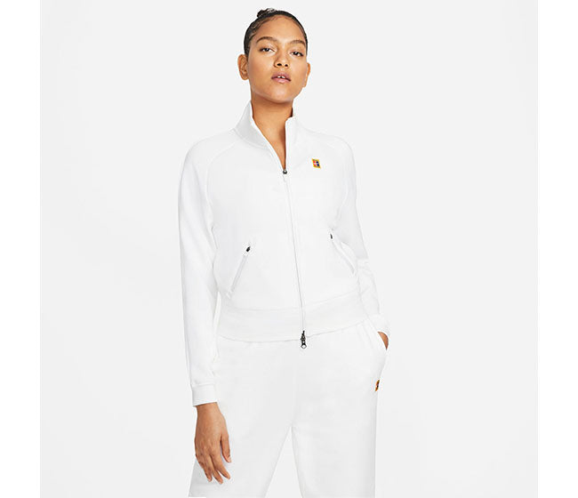 Nike Court Heritage Jacket Full-Zip (W) (White)