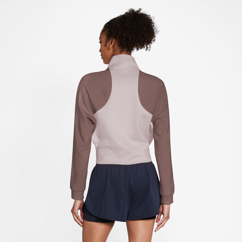 Nike Court Heritage Full-Zip Jacket (W) (Platinum Violet)