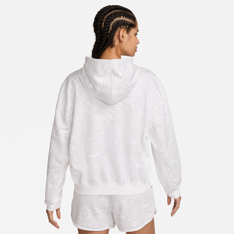 Nike Court Heritage Printed Hoodie (W) (White)