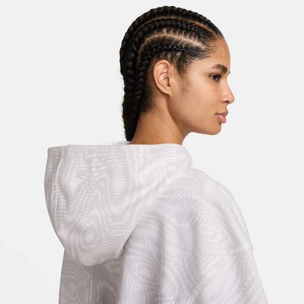Nike Court Heritage Printed Hoodie (W) (White)