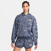 Nike Court Heritage Printed Hoodie (W) (Thunder Blue)