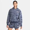 Nike Court Heritage Printed Hoodie (W) (Thunder Blue)