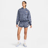 Nike Court Heritage Printed Hoodie (W) (Thunder Blue)