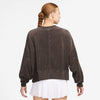 Nike Court Heritage Oversized Crewneck Sweatshirt (W) (Baroque Brown)