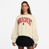 Nike Court Heritage Phoenix Fleece Crew Sweatshirt (W) (Ivory)
