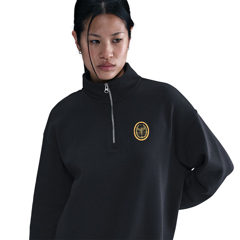 Nike Phoenix Fleece Long Sleeve 1/4 Zip (W) (Midnight Navy) Nike