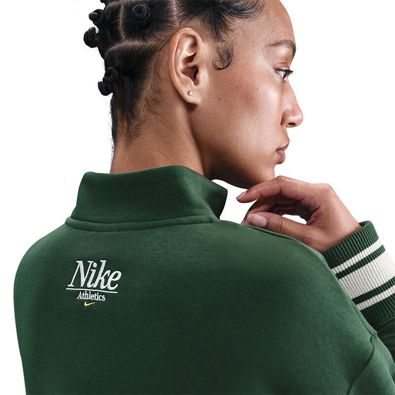 Nike Phoenix Fleece Long Sleeve 1/4 Zip (W) (Midnight Navy) Nike