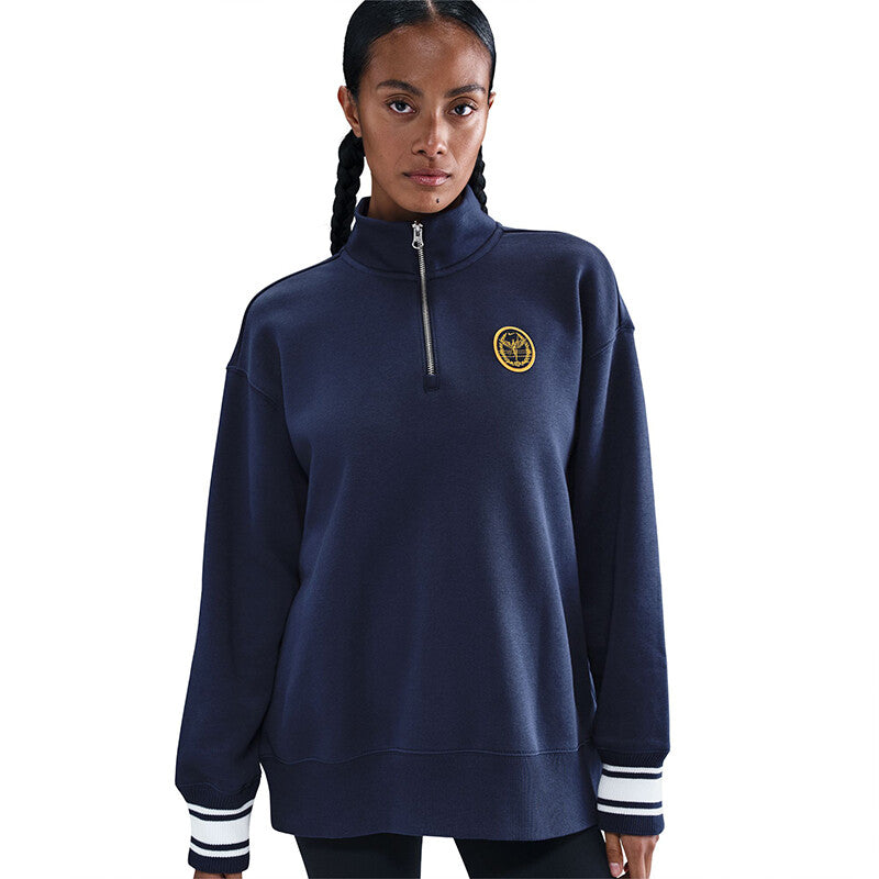 Nike Phoenix Fleece Long Sleeve 1/4 Zip (W) (Midnight Navy) Nike