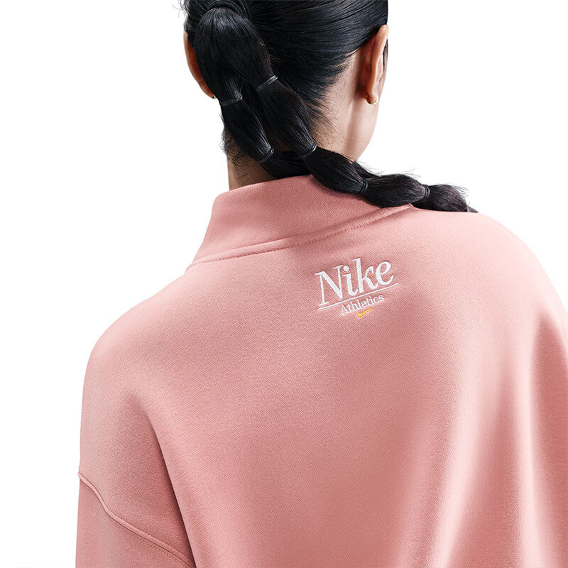 Nike Phoenix Fleece Long Sleeve 1/4 Zip (W) (Midnight Navy) Nike