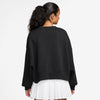 Nike Court Heritage Phoenix Fleece Crew Sweatshirt Ii (W) (Black) Nike CN815P-BLK-XS