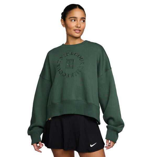 Nike Court Heritage Phoenix Fleece Crew Sweatshirt Ii (W) (Fir)