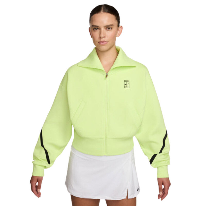 Nike Court Advantage Full-Zip Jacket (W) (Lt Lemon Twist) Nike CN815U-YEL-XS