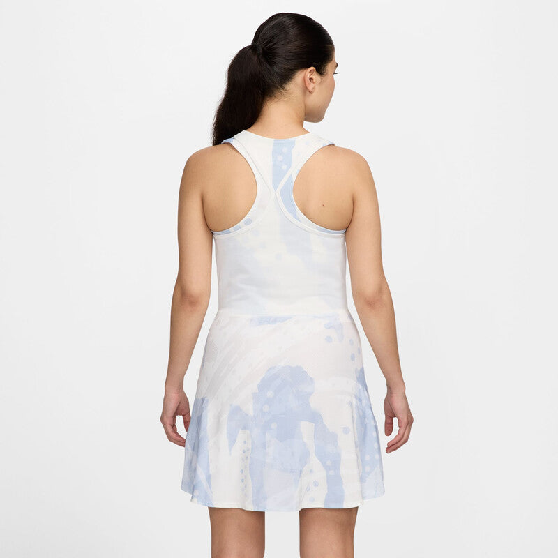 Nike Court Slam Melbourne Printed Dress (W) (White)