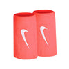 Nike Tennis Premier Double Wristbands (2X)(Lazer Crimson)