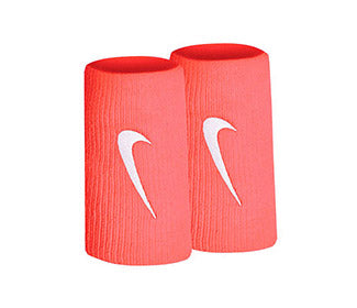 Nike Tennis Premier Double Wristbands (2X)(Lazer Crimson)