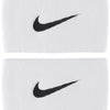 Nike Tennis Premier Double Wristbands (2X) (White) Nike