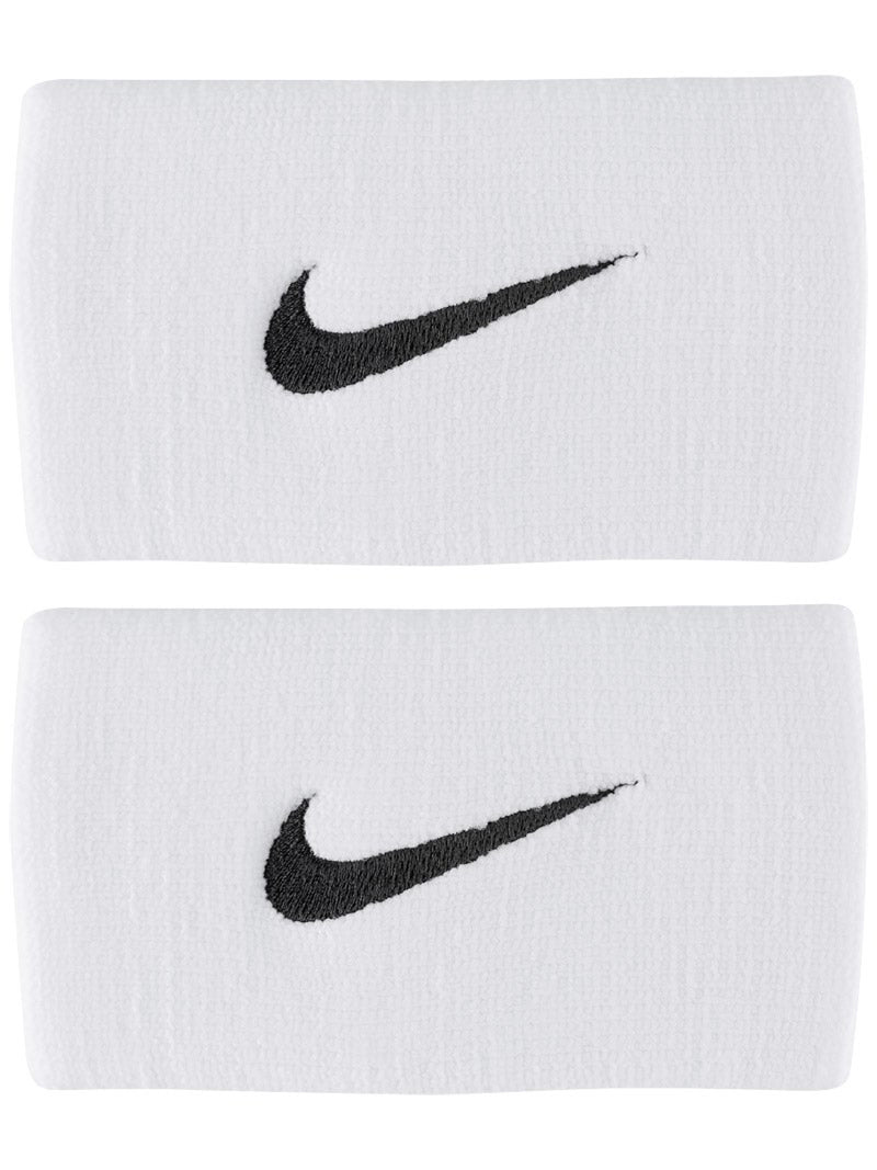 Nike Tennis Premier Double Wristbands (2X) (White) Nike