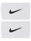 Nike Tennis Premier Double Wristbands (2X) (White) Nike