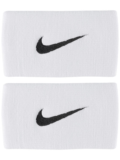 Nike Tennis Premier Double Wristbands (2X) (White) Nike