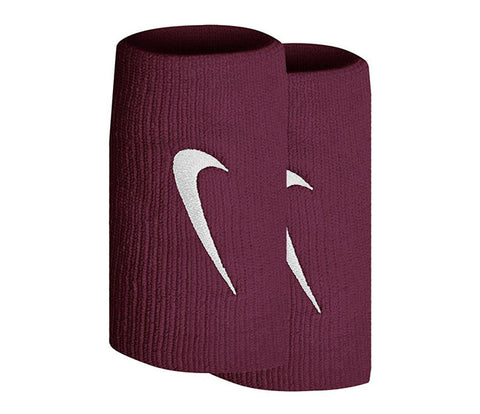 Nike Tennis Premier Double Wristbands (2X) (Dark Beetroot)